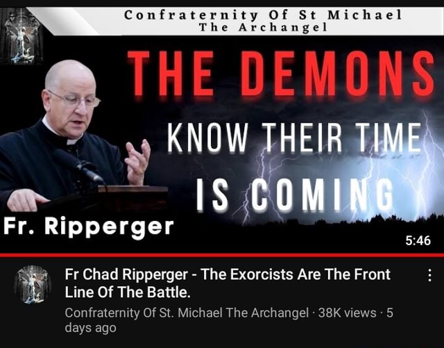 Of St Michael The Archangel KNOW THEIR TIME eo IS CO Fr. Ripperger Fr ...