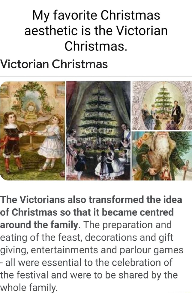 My favorite Christmas aesthetic is the Victorian Christmas. Victorian
