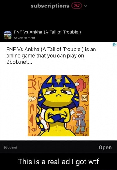 Subscriptions FNF Vs Ankha (A Tail Of Trouble FNF Vs Ankha (A Tail Of ...