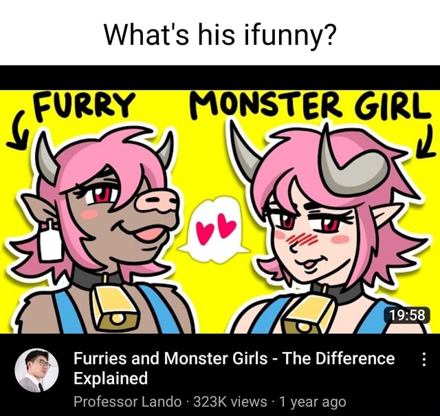 Furries and Monster Girls - The Difference Explained 