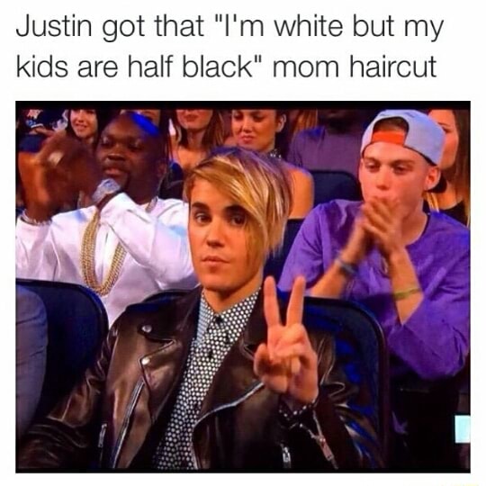 Justin Got That I M White But My Kids Are Half Black Mom Haircut