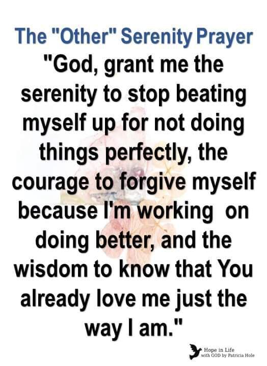 The other serenity prayer... - The 