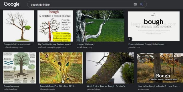 Bough Def Google bough definition A bough is a branch of a tree we this bough ...