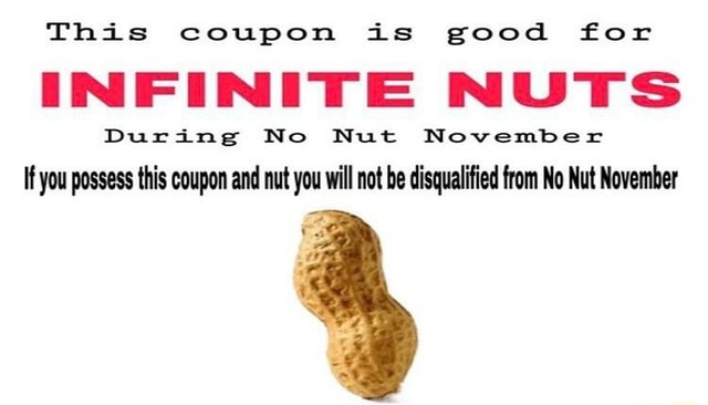Coupon for no nut november