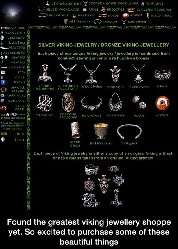 Beautiful things ªê Found the greatest viking jewellery shoppe yet. So