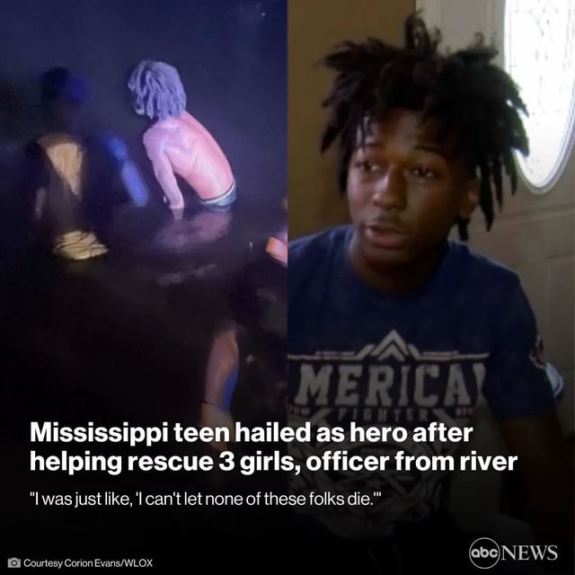 Mississippi teen hailed as hero after helping rescue 3 girls, officer ...