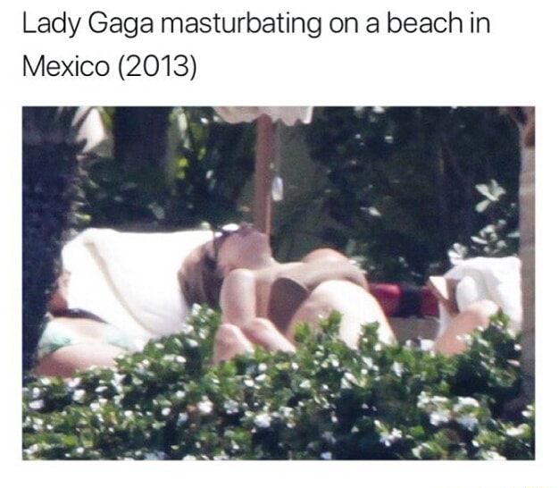 Lady Gaga Masturbating