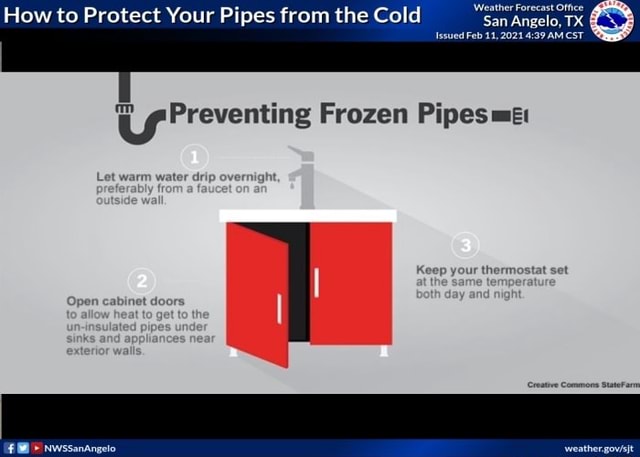 How to Protect Your Pipes from the Cold San Angelo, TX Issued Feb 11 ...