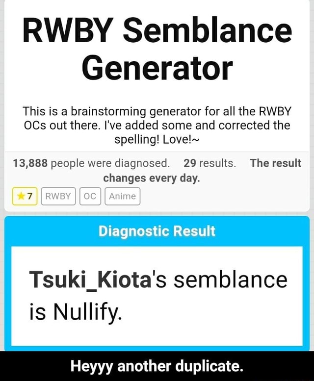 random semblance generator random semblance generator