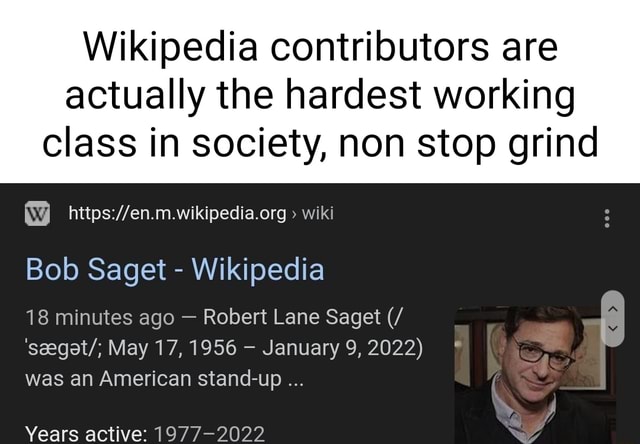 Wikipedia Contributors Are Actually The Hardest Working Class In Society Non Stop Grind Wiki 