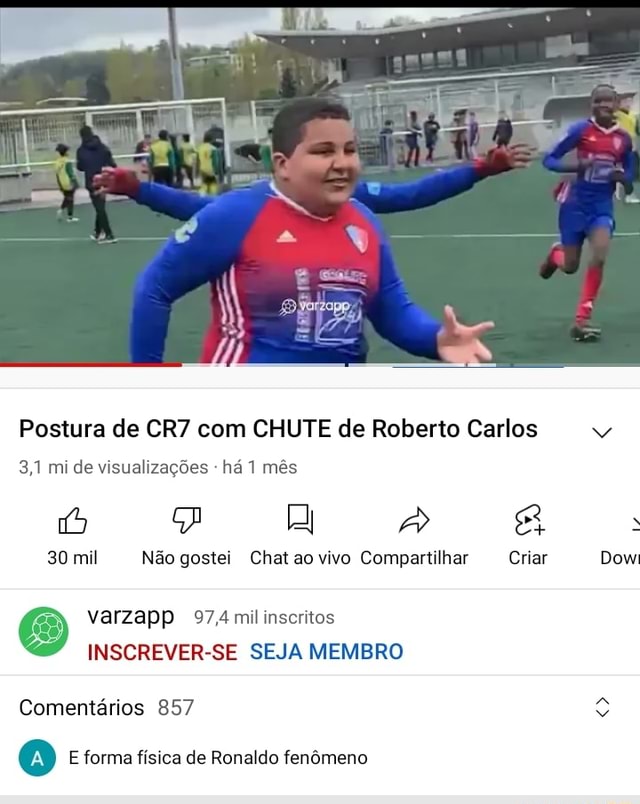Postura de com CHUTE de Roberto Carlos 3,1 mi de visualizações há 1