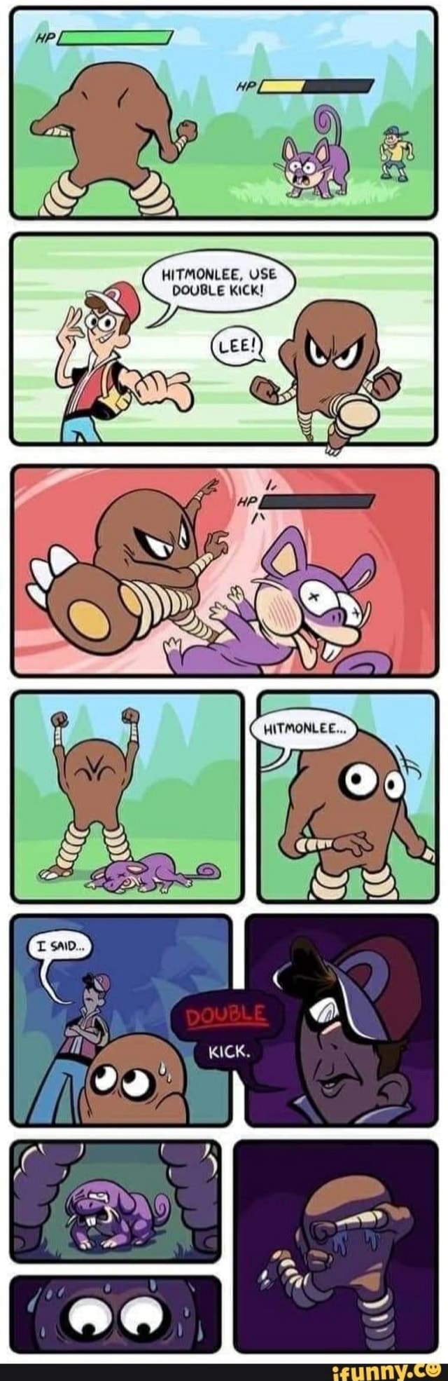 Hitmonlee Used Blaze Kick By Dreamgate Gad - Hitmonlee Pokemon