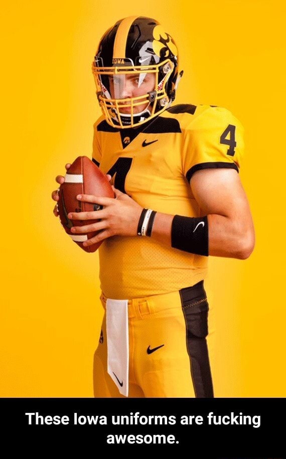 These Iowa uniforms are fucking awesome. - These Iowa uniforms are ...