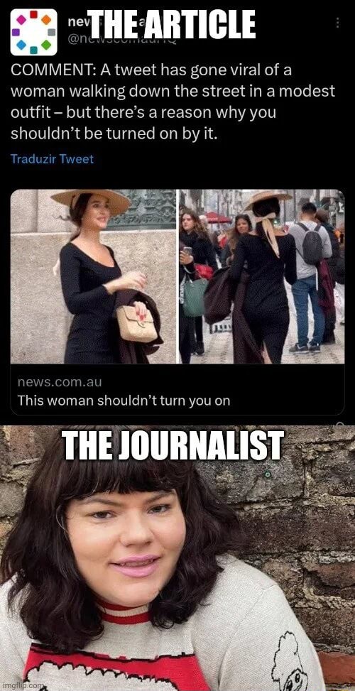 The Article Comment A Tweet Has Gone Viral Of A Woman Walking Down The Street In A Modest