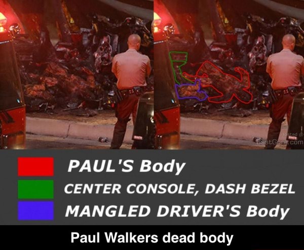 Paul S Body Center Console Dash Bezel Mangled Driver S Body Paul Walkers Dead Body Paul Walkers Dead Body