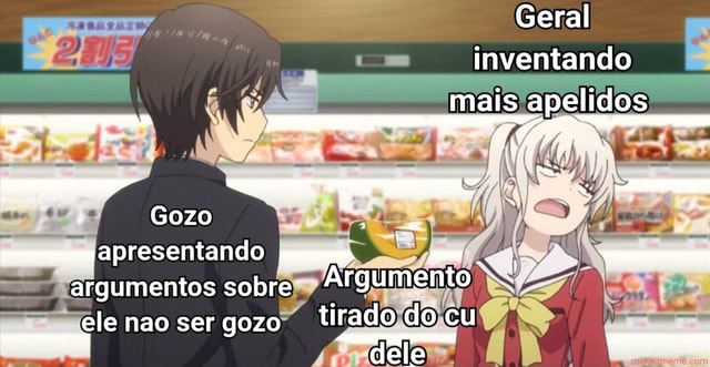 Geral inventando mais Gozo apresentando argumentos sobre Argumento ele ...