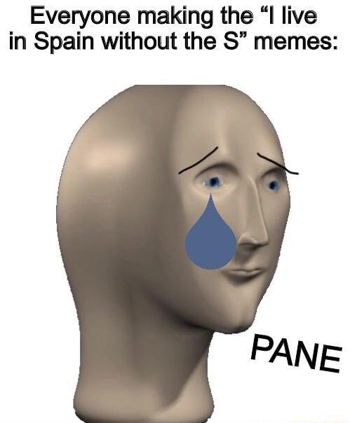 Everyone Making The I Live In Spain Without The S Memes