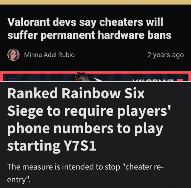 Valorant devs say cheaters will suffer permanent hardware bans Minna Adel Rubio 2 years ago