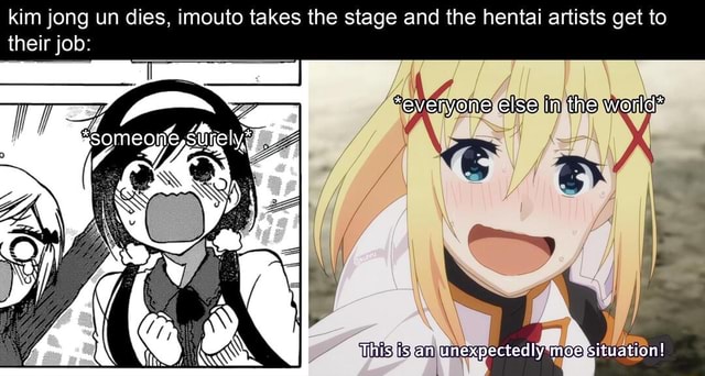 Kim jong un dies, imouto takes the stage and the hentai artists get to ...