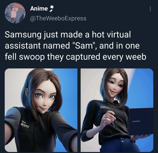Anime Samsung Just Made A Hot Virtual Assistant Named Sam And In One Fell Swoop They Captured Every Weeb Os Ii