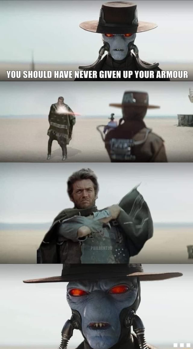 YOU SHOULD HAVE NEVER GIVEN UP YOUR ARMOUR - iFunny