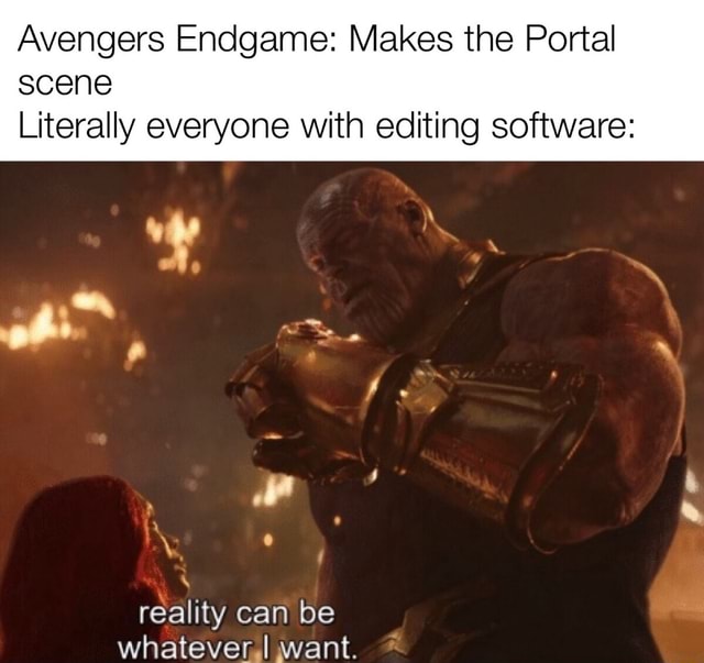 Avengers Endgame: Makes the Portal scene Literally everyone with ...