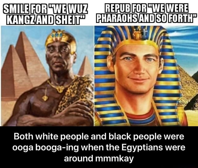 Both white people and black people were ooga booga-ing when the ...