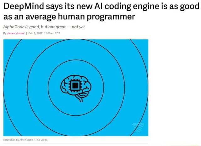 DeepMind Says Its New Al Coding Engine Is As Good As An Average Human ...