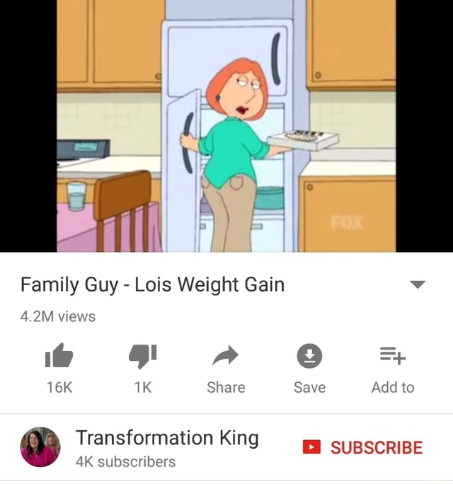 Family Guy Lois Weight Gain V Family Guy Lois Weight Gain V