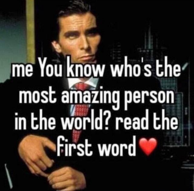 Who s The Most Amazing Person In The World Read The First Word Seo 