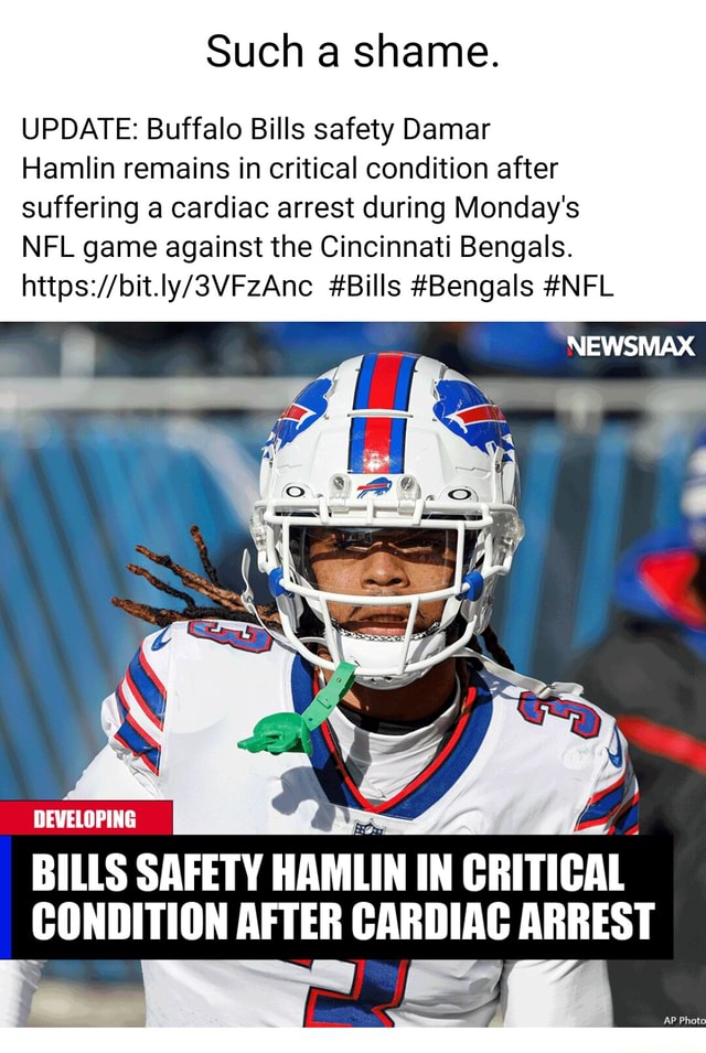 Damar Hamlin: Buffalo Bills safety on inactive list for opener against New  York Jets - KTVZ