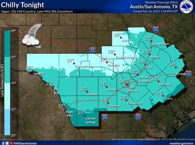 Weather Forecast Office Chilly Tonight Antonio, TX Upper Hill Country ...