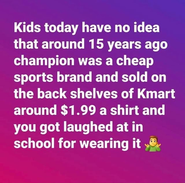 champion clothing kmart