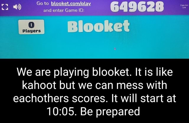 Play blooket