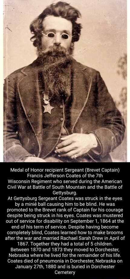 Medal of Honor recipient Sergeant (Brevet Captain) Francis Jefferson