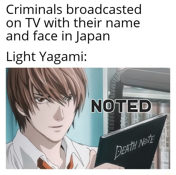 Criminals broadcasted on TV with their name and face in Japan Light ...