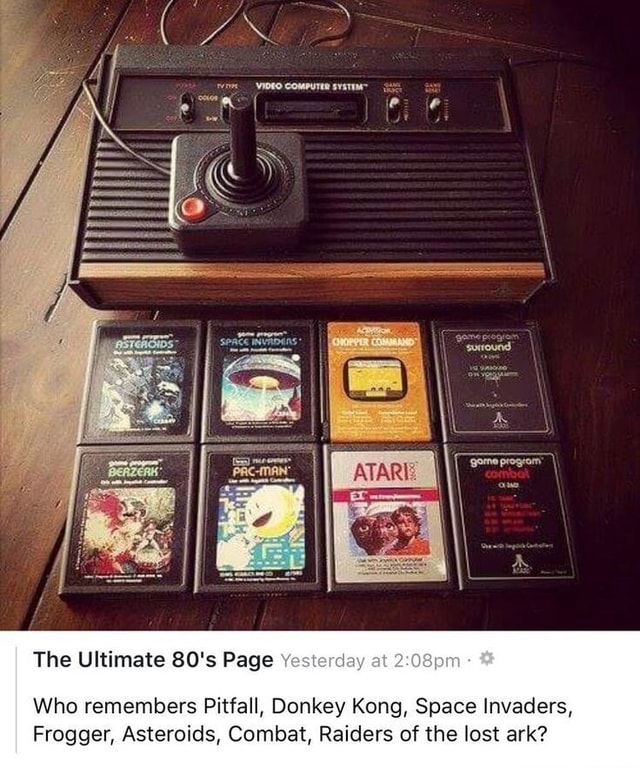 The Ultimate 80's Page Yesterday at - Who remembers Pitfall, Donkey ...