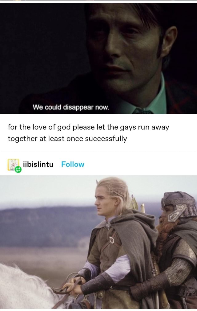 And then Legolas took Gimli to the Undying Lands in his final days. He