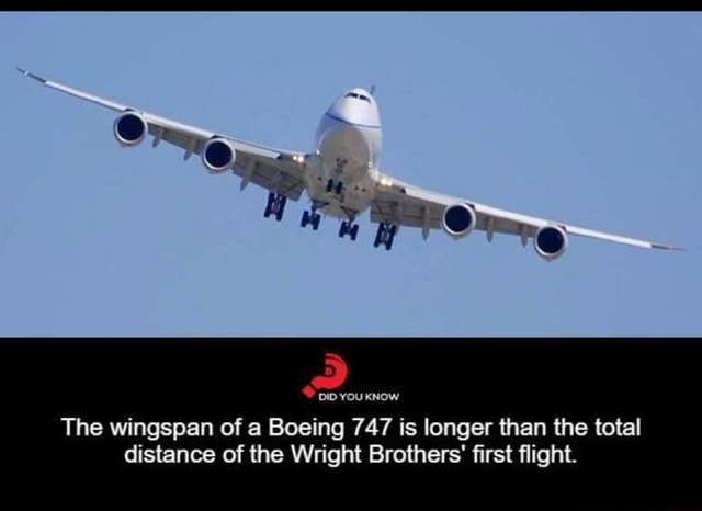 the-wingspan-of-a-boeing-747-is-longer-than-the-total-distance-of-the