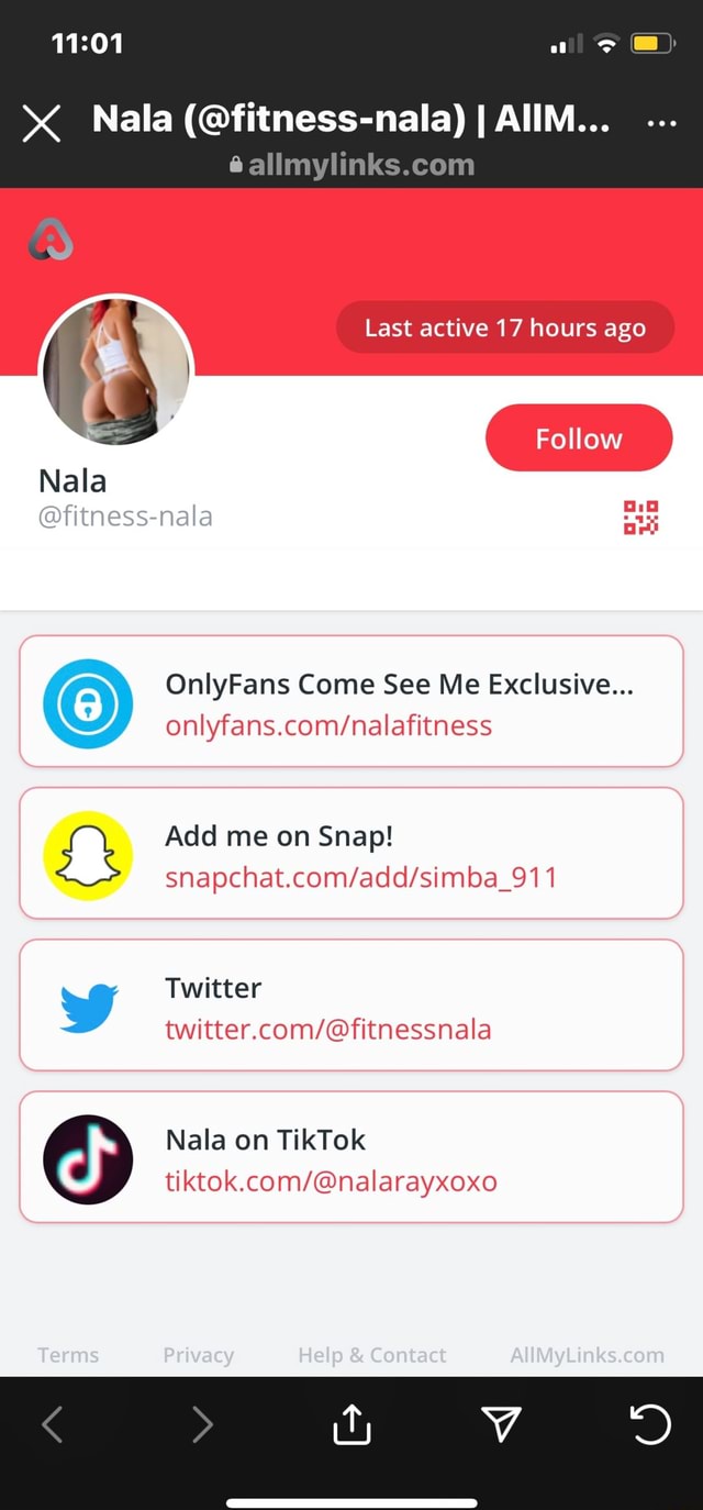 Onlyfans fitness nala Fitness Nala