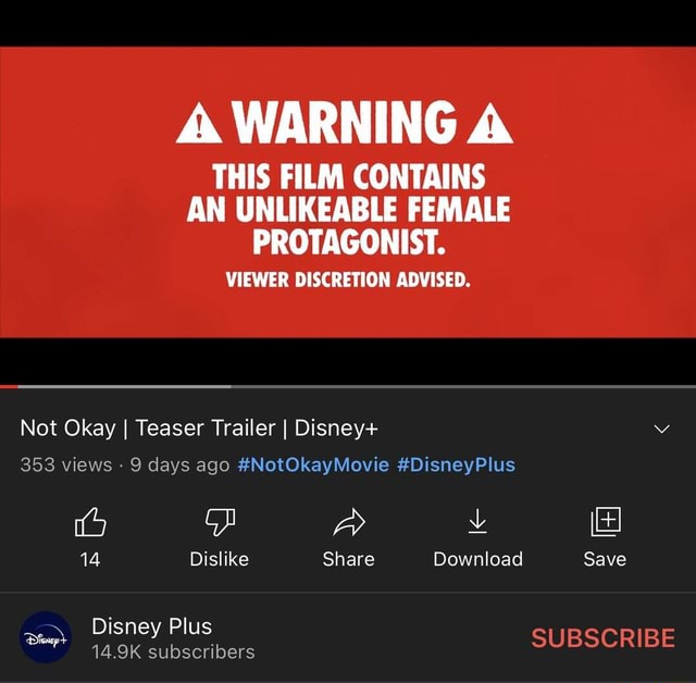 A WARNING A THIS FILM CONTAINS AN UNLIKEABLE FEMALE PROTAGONIST. VIEWER ...