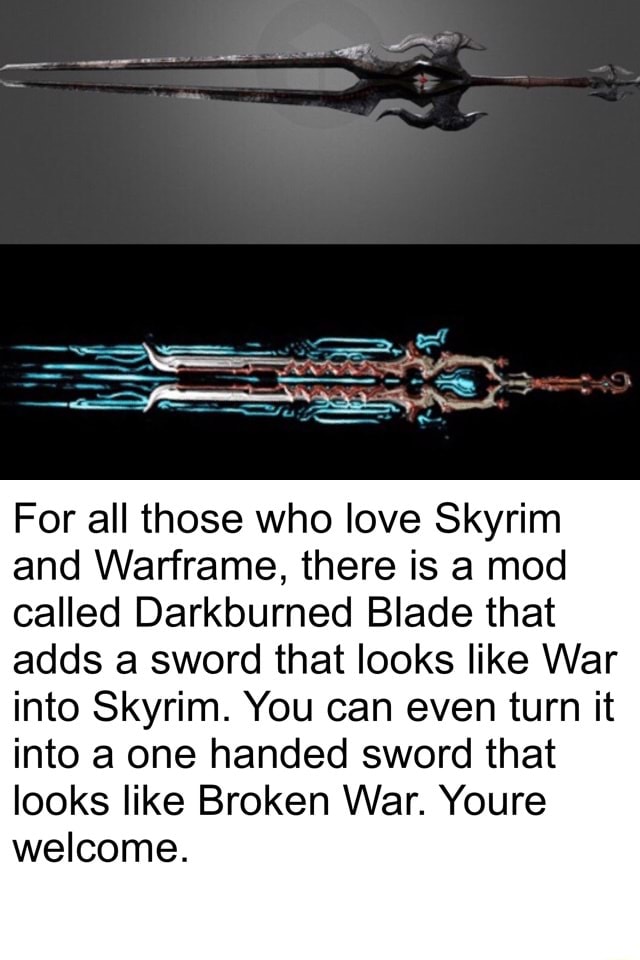 skyrim one handed sword mod