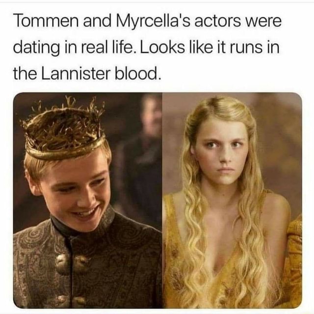 Tommen and Myrcella's actors were dating in real life. Looks like it runs Lannister blood. - seo.title