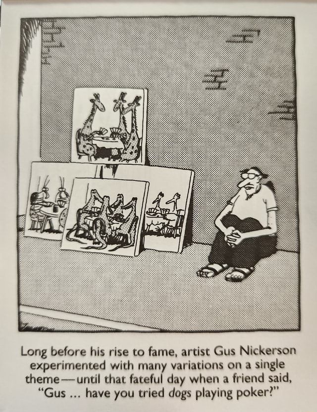 ANS Long before his rise to fame, artist Gus Nickerson experimented
