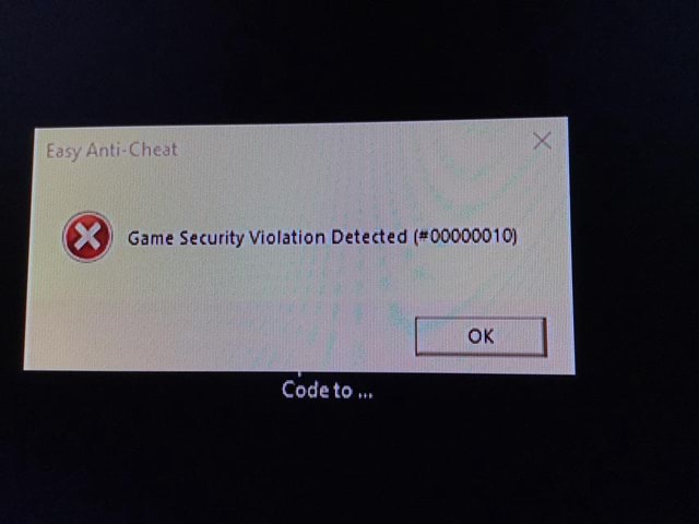 Game Security Violation Detected (#00000010) Code - iFunny