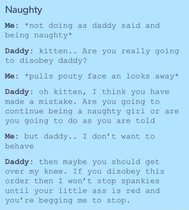 Naughty girl daddys Daddy's Naughty