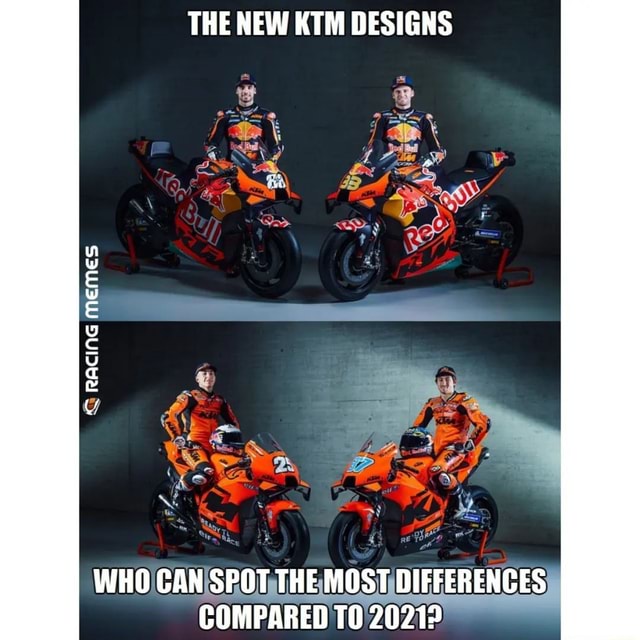 THE NEW KTM DESIGNS RACING MEMES MEMES WHO CAN SPOT THE MOST ...