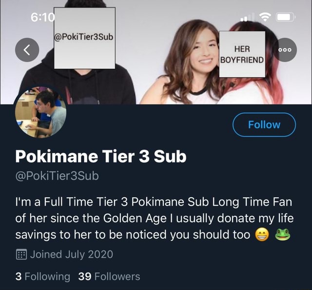 The tier 3 sub song ft Pokimane