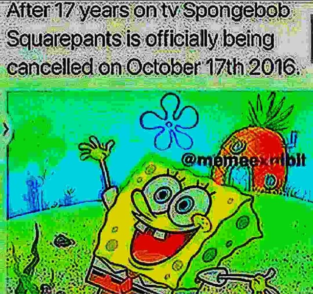 After years onty Spongebob. 'Squarepantsi is: officially: being ...