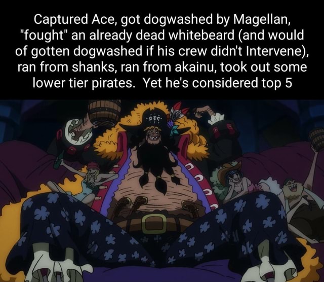 Captured Ace, got dogwashed by Magellan, "fought" an already dead